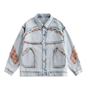 The Radley Patchwork Denim Oversized Jacket VOIR XS 