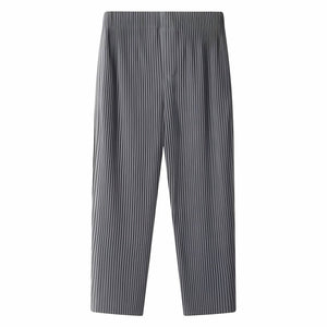 The Tristen Pleated Casual Pants VOIR Dark Gray S 