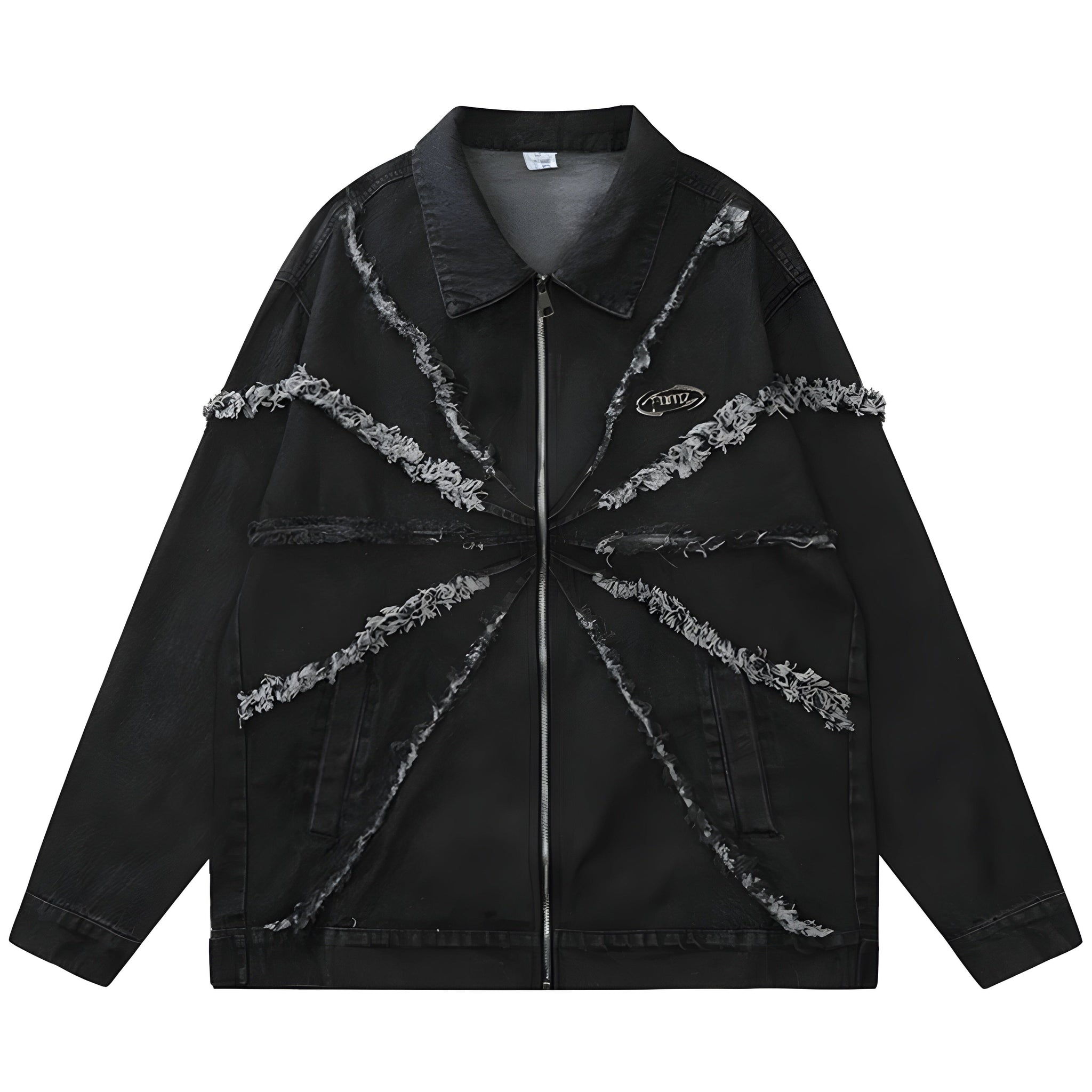 The Ashcroft Denim Oversized Jacket VOIR Black S 