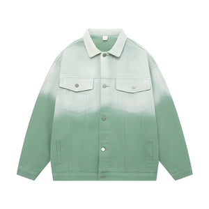 The Caelus Gradient Oversized Jacket VOIR Green XS 