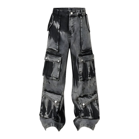 The Severin Loose Fit Denim Pants VOIR Gray XXS 