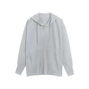 The Franco Pleated Hoodie VOIR 