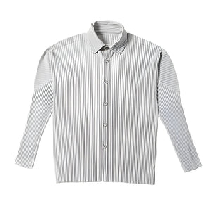 The Doran Long Sleeve Pleated Shirt VOIR 