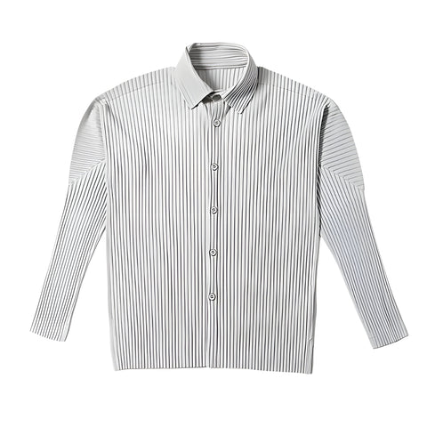 The Doran Long Sleeve Pleated Shirt VOIR 