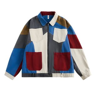 The Selwyn Patchwork Oversized Jacket VOIR XS 