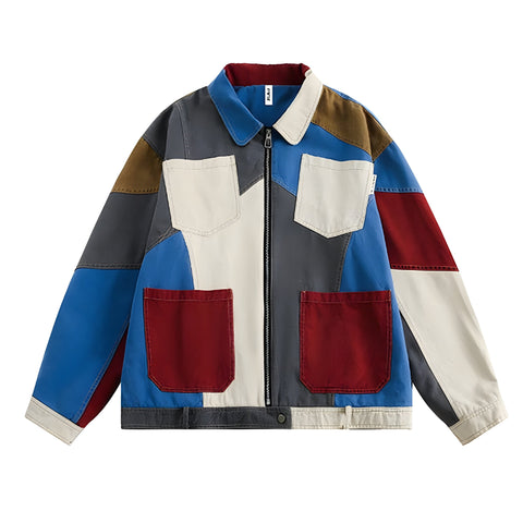 The Selwyn Patchwork Oversized Jacket VOIR XS 