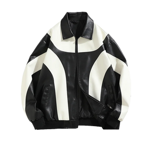 The "Edric" Leather Padded Jacket VOIR S 