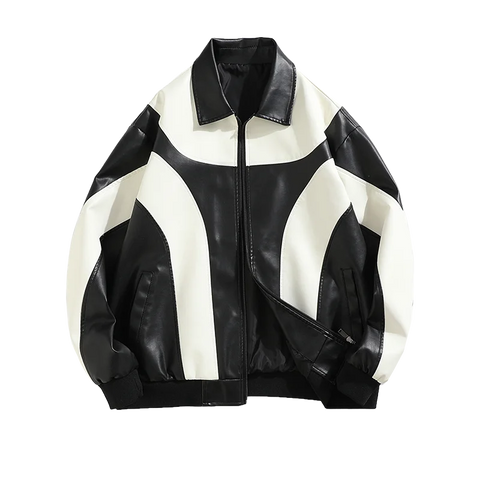 The "Edric" Leather Padded Jacket VOIR S 