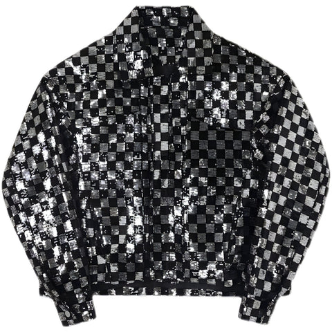 The "Microcheck" Sequin Jacket 0 VOIR Studios S 