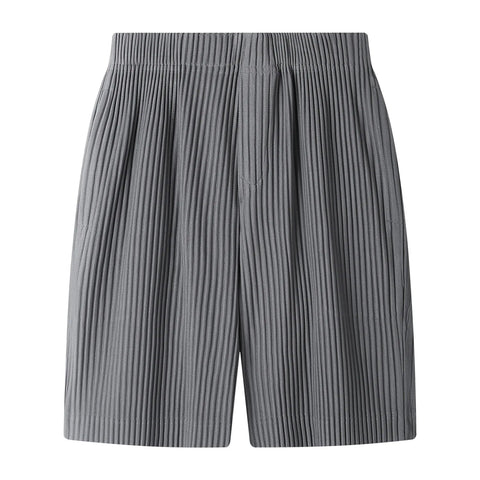 The "Franco" Pleated Shorts VOIR Dark Gray 2XL 