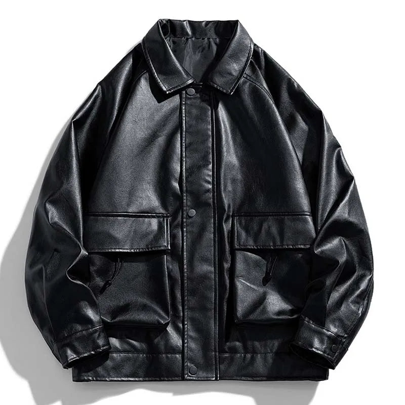 The "Leocadia" Leather Zip Jacket VOIR Black S 