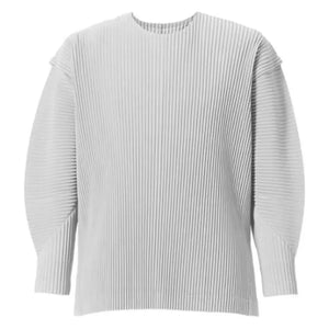 The "Vincenzo" Pleated Sweater VOIR Grey S 