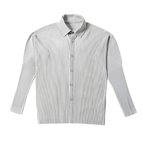 The "Doran" Long Sleeve Pleated Shirt VOIR 