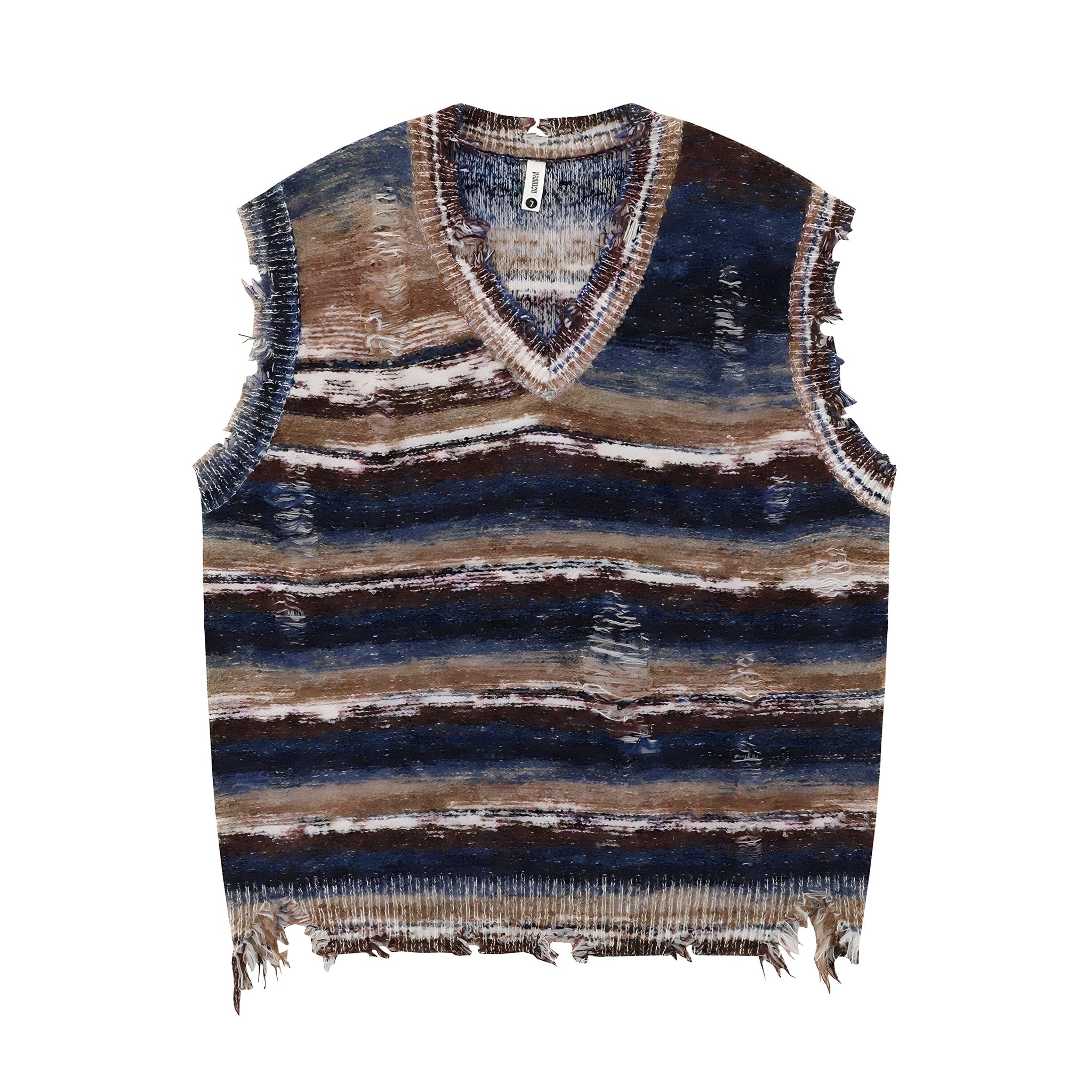 The "Cassian" Knitted Vest VOIR Blue S 