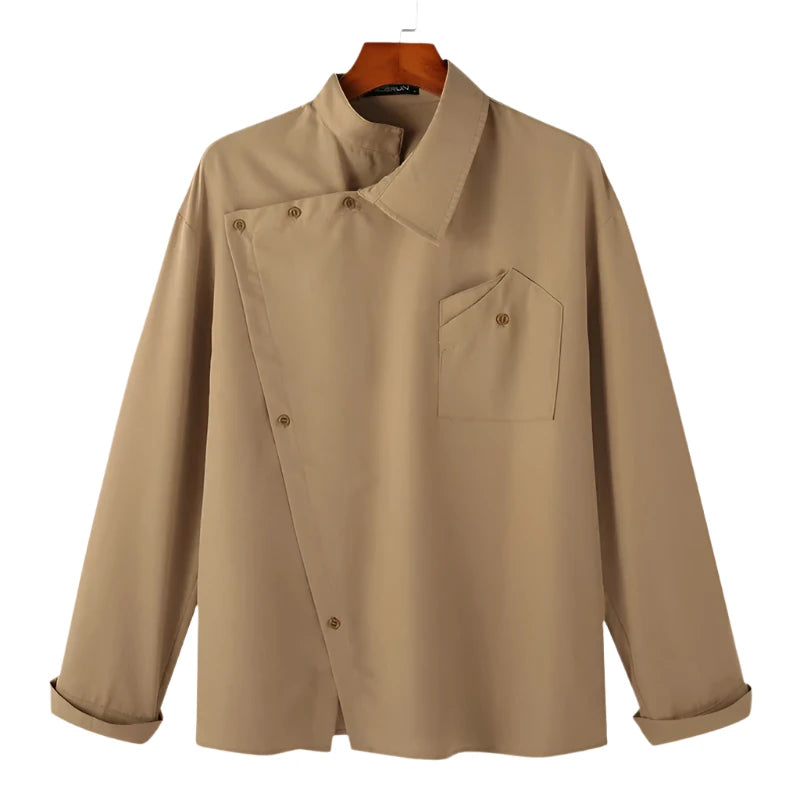 The Cato Long Sleeve Shirt VOIR Khaki XS 