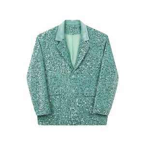 The Castor Long Sleeve Sequin Blazer VOIR 