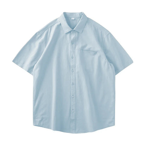 The Elysian Short Sleeve Shirt VOIR Blue S 