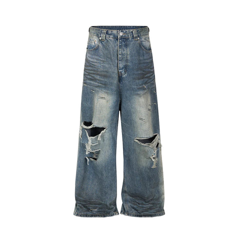 The "Osric" Distressed Oversized Pants VOIR S 