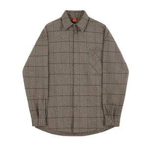 The "Trenton" Plaid Shirt - Multiple Colors 0 VOIR Studios Khaki S 